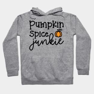 Pumpkin Spice Junkie Fall Autumn Halloween Cute Funny Hoodie